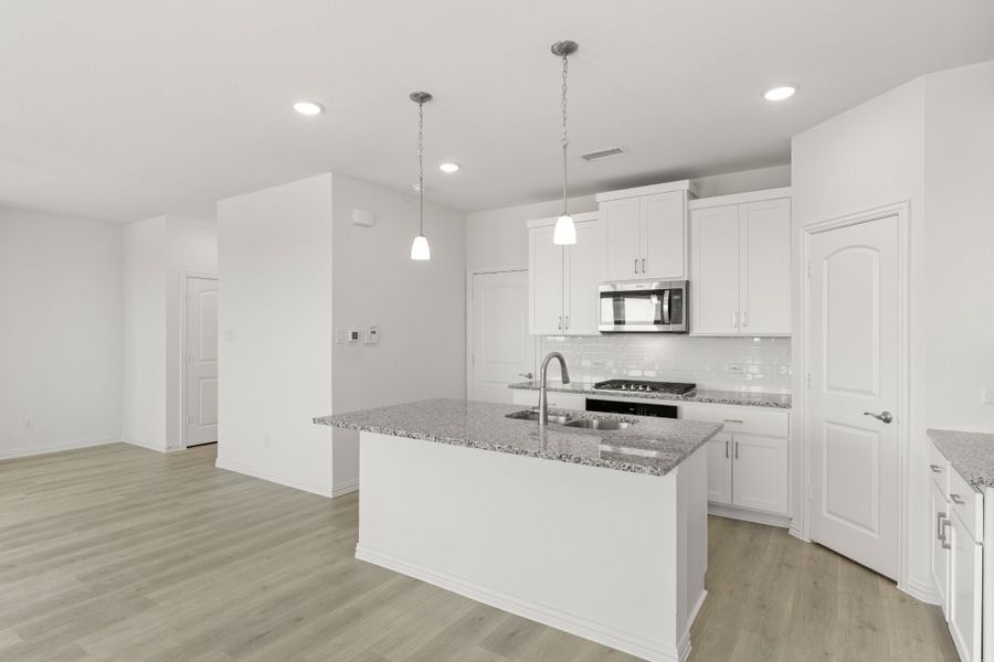 Representative furnished interior of a home built from the Kingston by UnionMain Homes in Elevon, Lavon (Image 5).