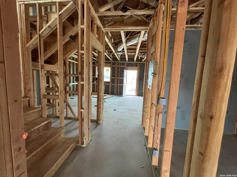 In-progress construction of a new home in , Schertz, TX (Image 27).