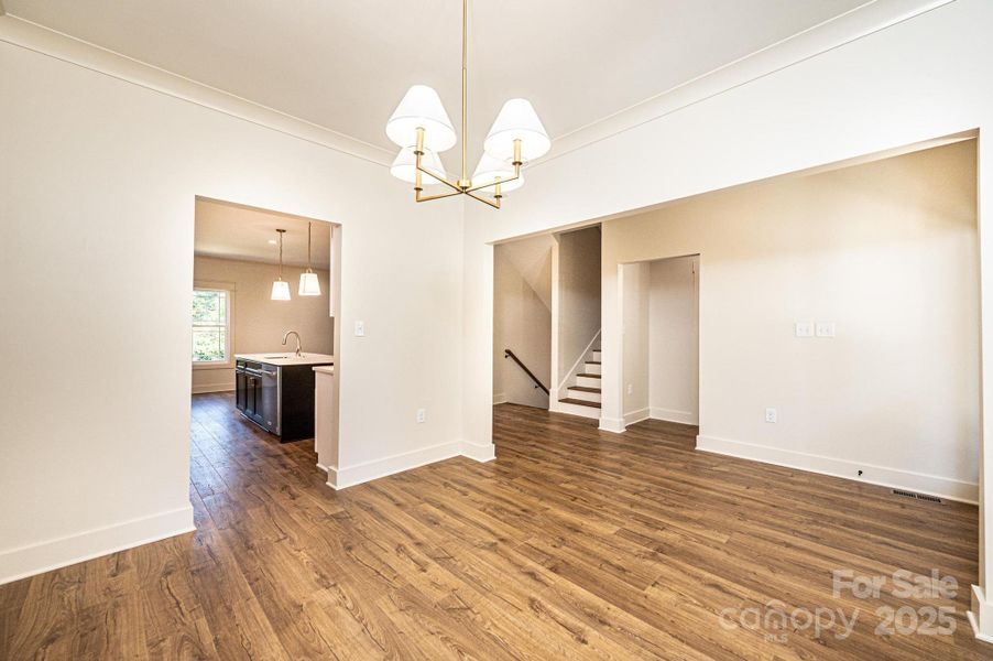 Spacious, unfurnished interior of a new home in , Hickory (Image 36).