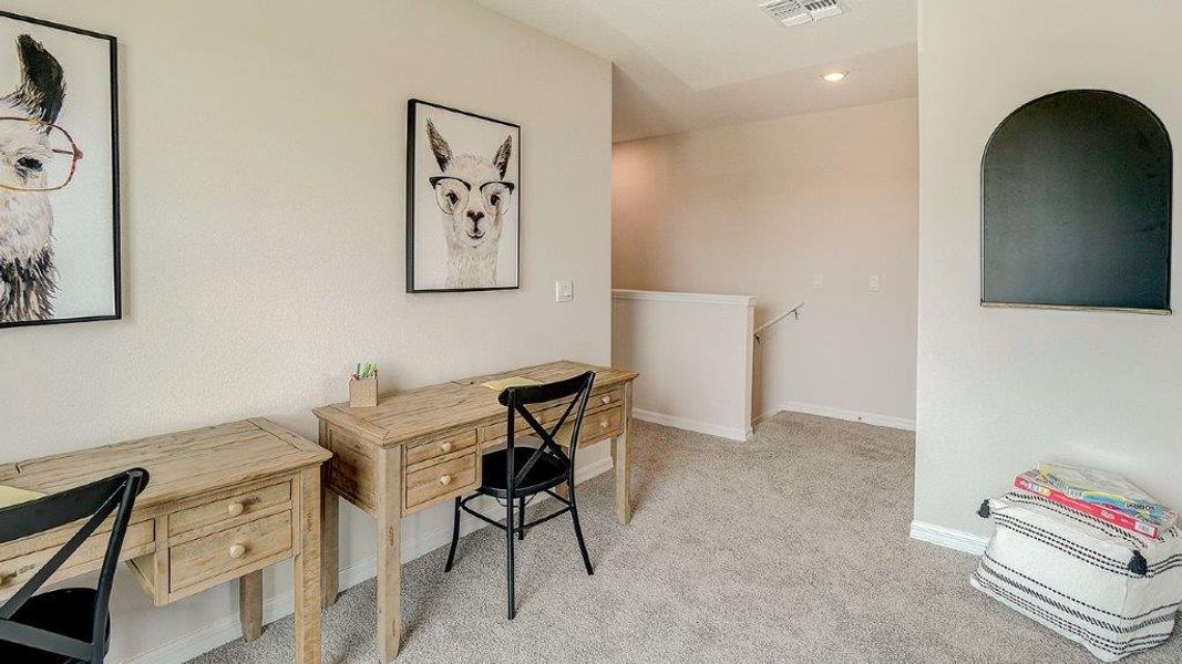 Furnished interior view inside a new home in Woodcreek, Wesley Chapel (Image 9).