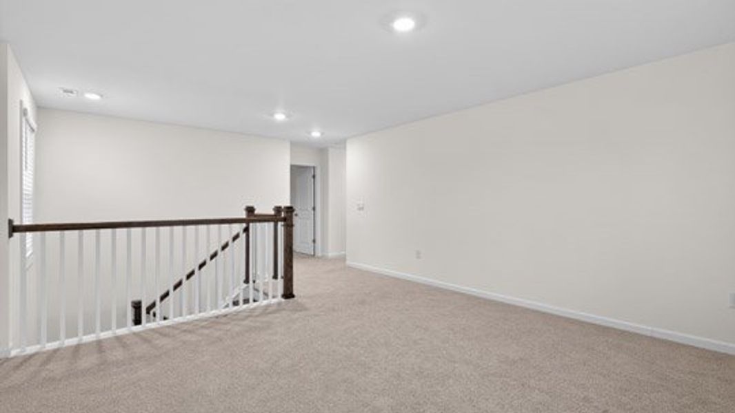 Representative unfurnished interior of a home built from the Tillery by D.R. Horton in Eagle Creek, Fuquay Varina (Image 14). Representative unfurnished interior of a home built from the Tillery by D.R. Horton in Eagle Creek, Fuquay Varina (Image 14).