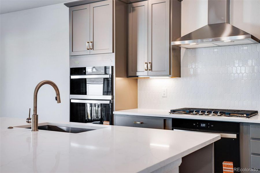 Close-up of interior finishes inside a home in Prelude at Sterling Ranch, Littleton (Image 17).
