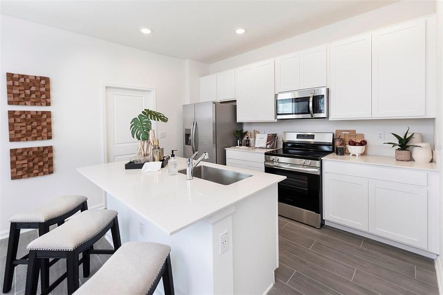 Furnished interior view inside a new home in , Clermont (Image 9).