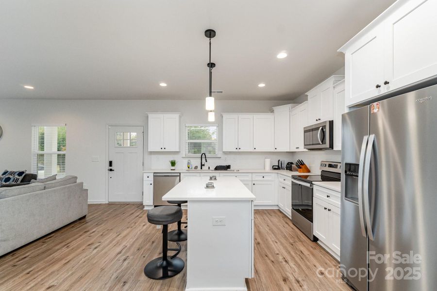 Furnished interior view inside a new home in , Charlotte (Image 17). Furnished interior view inside a new home in , Charlotte (Image 17).