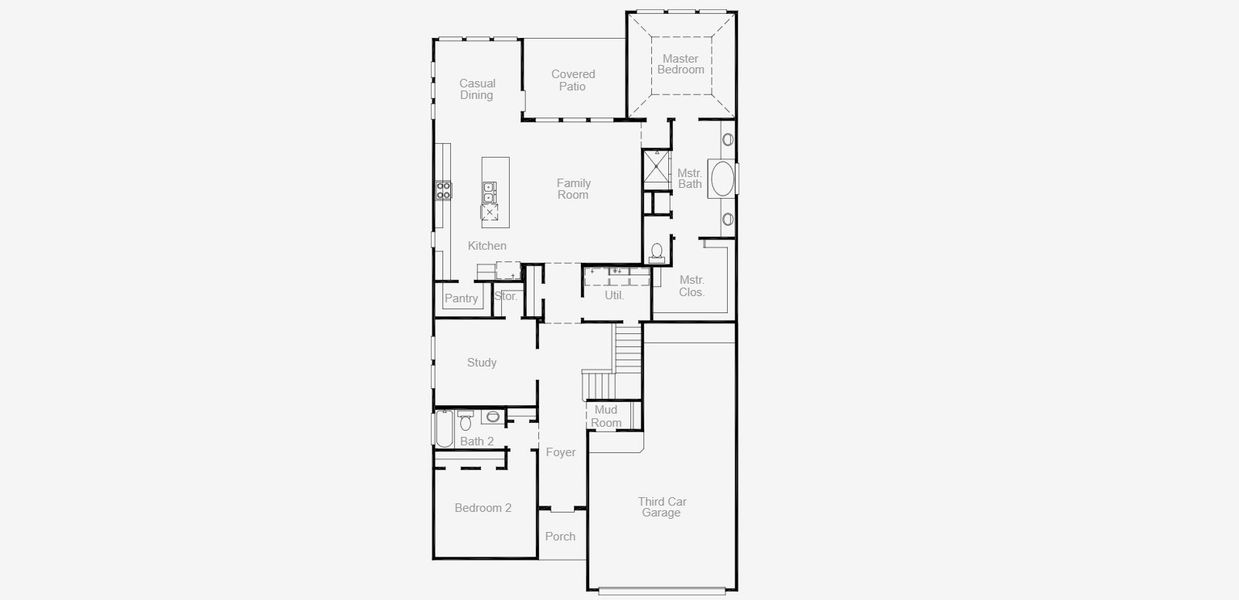 2D floor plan layout for the Dumont by Coventry Homes in Wolf Ranch, Georgetown, TX (Image 32). 2D floor plan layout for the Dumont by Coventry Homes in Wolf Ranch, Georgetown, TX (Image 32).