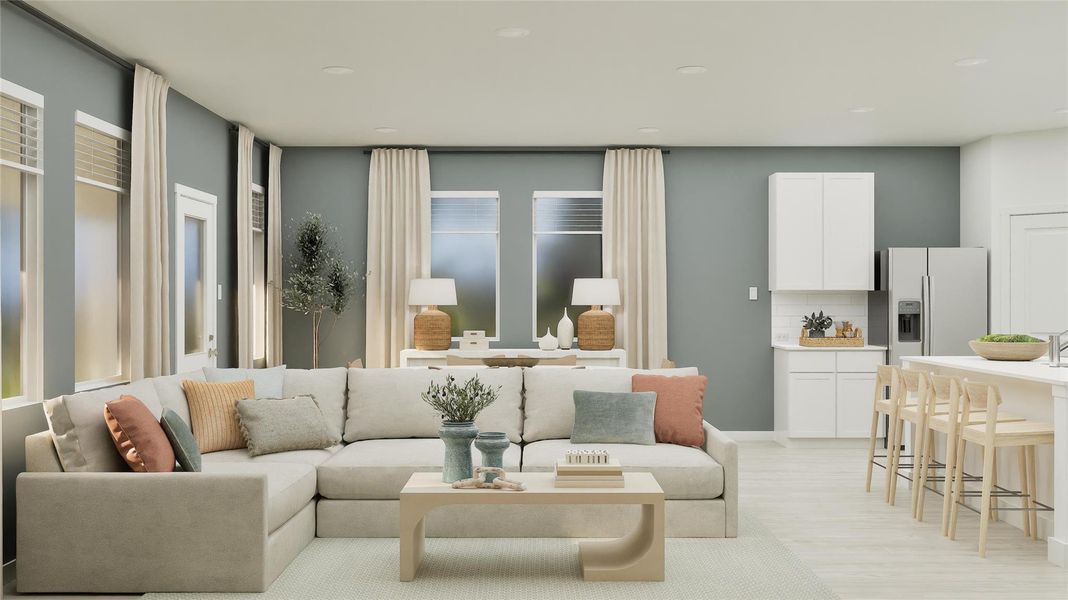 Furnished interior view inside a new home in Elm Creek, Elgin (Image 17).