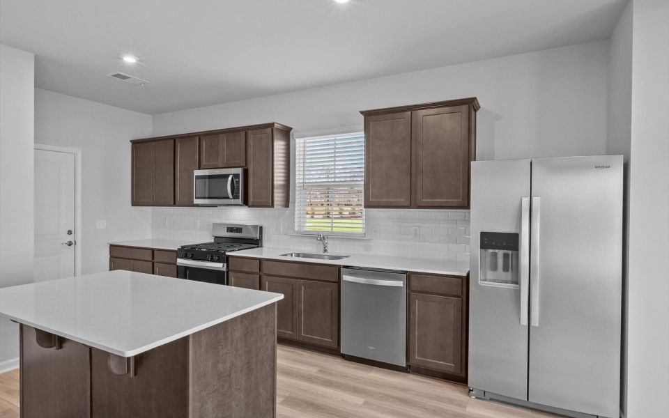 Furnished interior view inside a new home in Crestview, Spartanburg (Image 5). Furnished interior view inside a new home in Crestview, Spartanburg (Image 5).