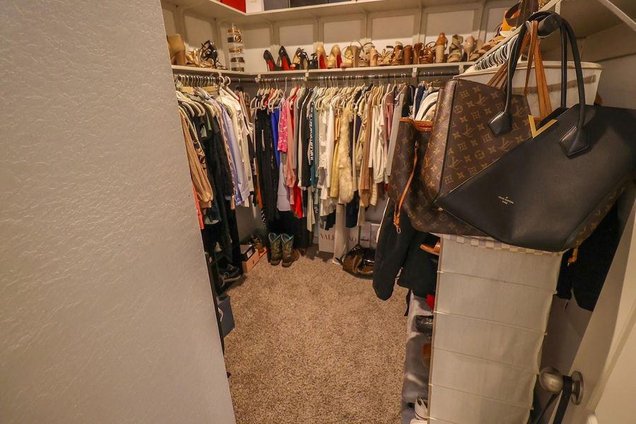 Her closet. Her closet.