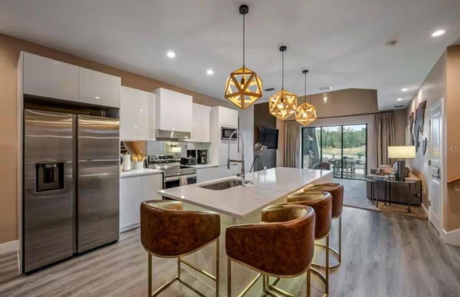 Furnished interior view inside a new home in , Kissimmee (Image 12).