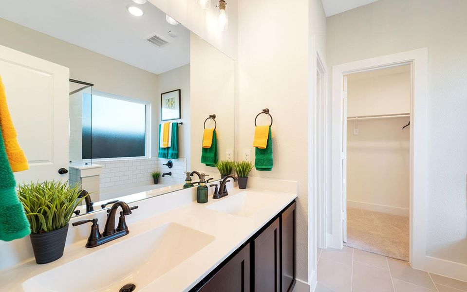 Furnished interior view inside a new home in Grande Estates, Bertram (Image 18).