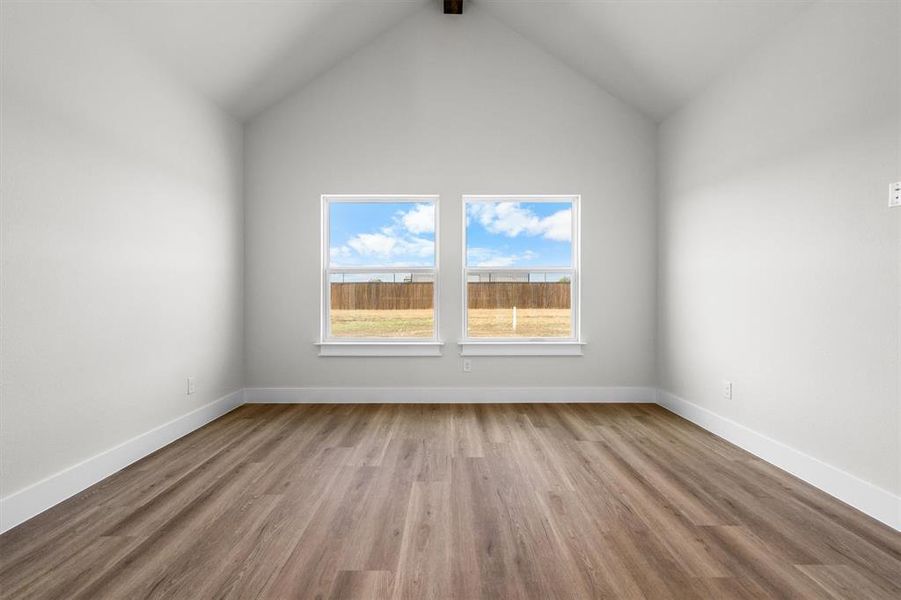 Spacious, unfurnished interior of a new home in Green Prairie Estates, Dish (Image 30). Spacious, unfurnished interior of a new home in Green Prairie Estates, Dish (Image 30).