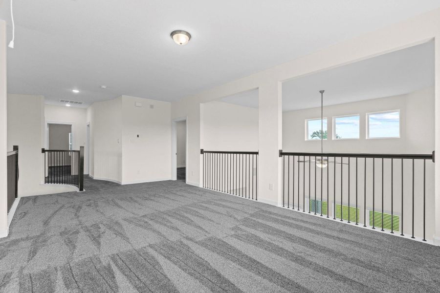 All three guest bedrooms are tucked away from each other so everyone can have a private bedroom! All three guest bedrooms are tucked away from each other so everyone can have a private bedroom!