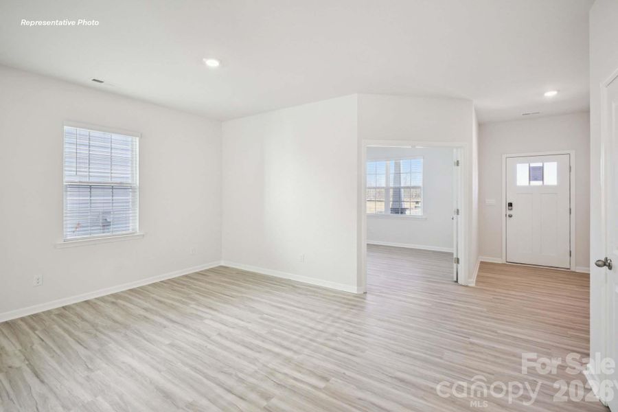 Spacious, unfurnished interior of a new home in Wallace Springs, Statesville (Image 20).