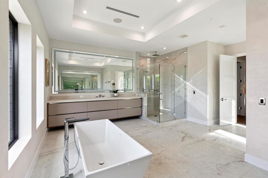 Furnished interior view inside a new home in , Boca Raton (Image 34). Furnished interior view inside a new home in , Boca Raton (Image 34).