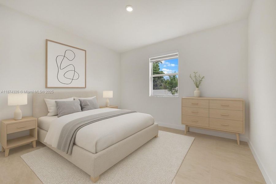 Furnished interior view inside a new home in , Miami (Image 9). Furnished interior view inside a new home in , Miami (Image 9).