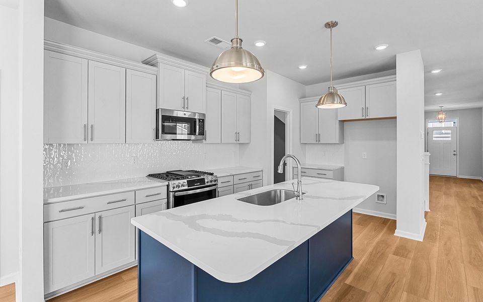 Furnished interior view inside a new home in Fieldstone, Lexington (Image 7). Furnished interior view inside a new home in Fieldstone, Lexington (Image 7).