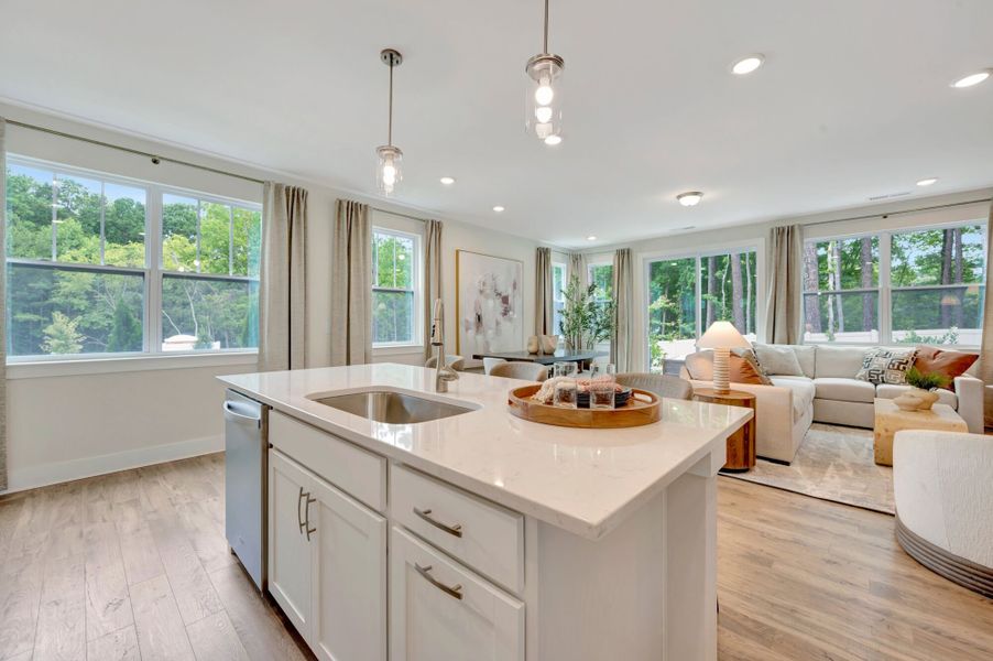Representative furnished interior of a home built from the Valencia II by Mattamy Homes in Ashmore Townes, Garner (Image 9). Representative furnished interior of a home built from the Valencia II by Mattamy Homes in Ashmore Townes, Garner (Image 9).