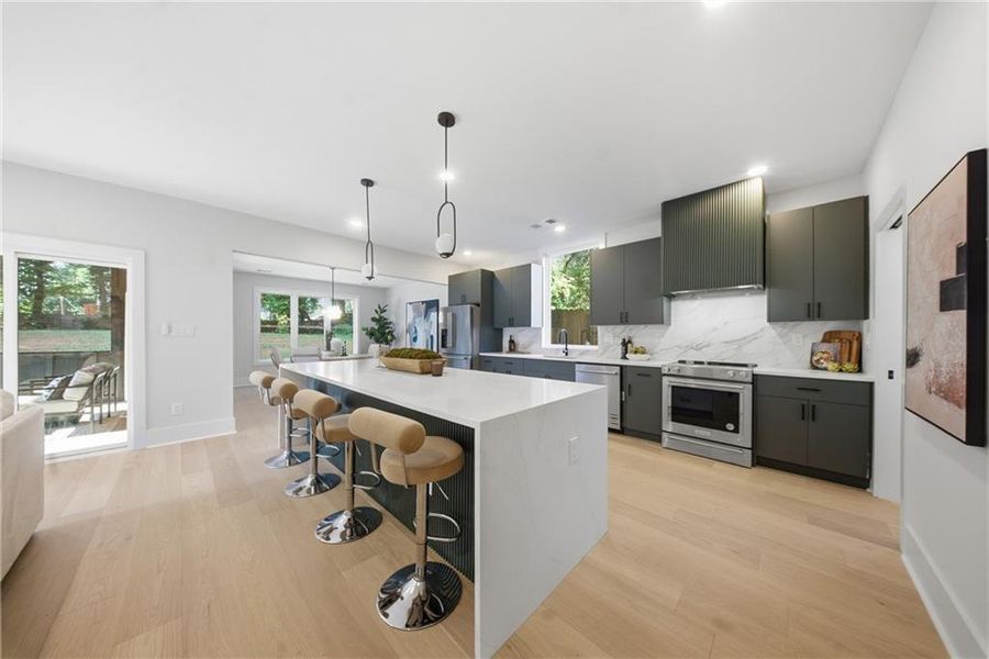 Furnished interior view inside a new home in , Atlanta (Image 5).