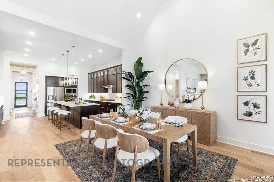 Furnished interior view inside a new home in Mont Blanc, Schertz (Image 6).