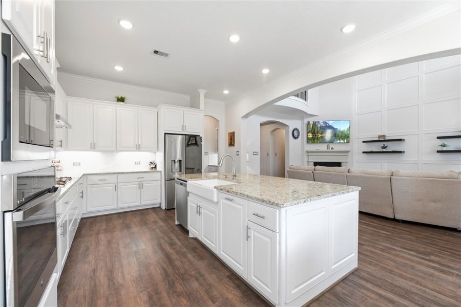 Furnished interior view inside a new home in , Cypress (Image 7).