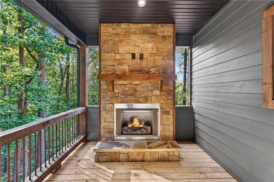 Exterior details and patio area of a home in , Talking Rock (Image 18). Exterior details and patio area of a home in , Talking Rock (Image 18).
