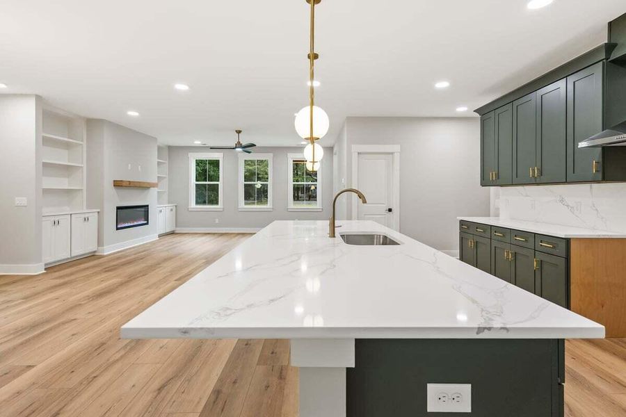 Furnished interior view inside a new home in , Ravenel (Image 8).