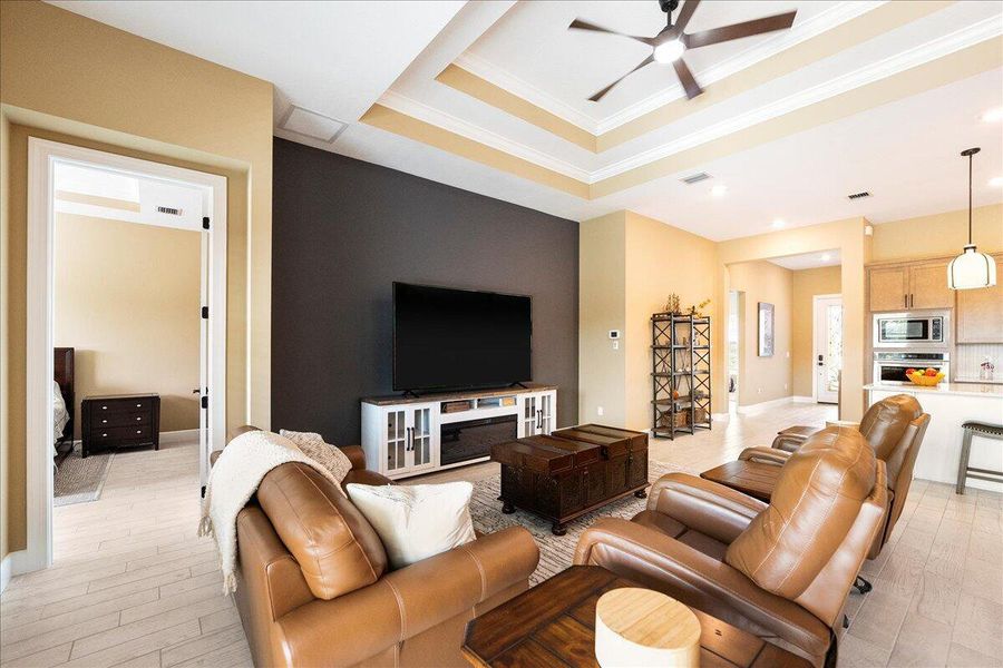 Furnished interior view inside a new home in , Stuart (Image 11).