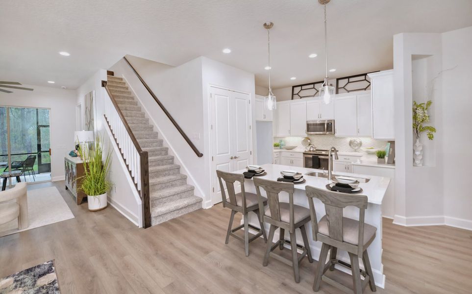 Furnished interior view inside a new home in Woodhaven, Port Orange (Image 33).