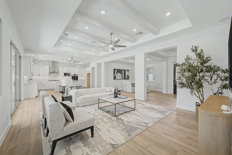 Furnished interior view inside a new home in Bellero Estates, Queen Creek (Image 5).