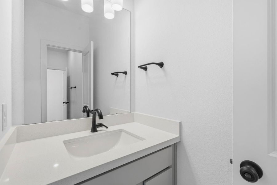 Close-up of interior finishes inside a home in Sienna 45', 50', Missouri City (Image 15).