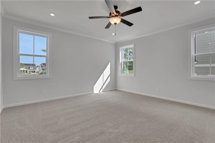 Spacious, unfurnished interior of a new home in Poppy at GreenHouse, Marietta (Image 22).