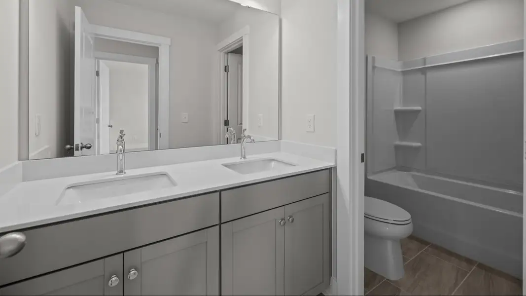 The Burton Plan by DRB Homes in McBride Indian Trail - Bathroom