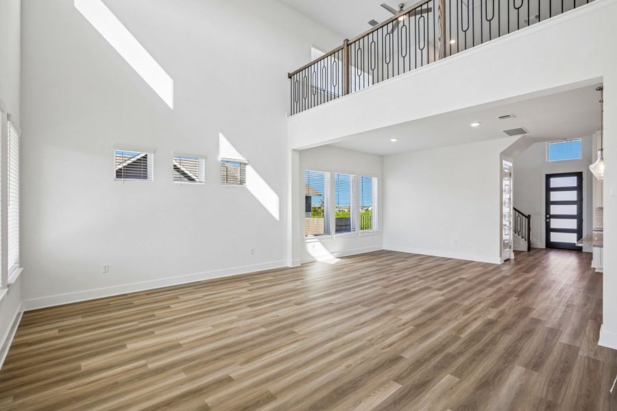 Representative unfurnished interior of a home built from the Homestead by Pacesetter Homes in Easton Park, Austin (Image 20). Representative unfurnished interior of a home built from the Homestead by Pacesetter Homes in Easton Park, Austin (Image 20).