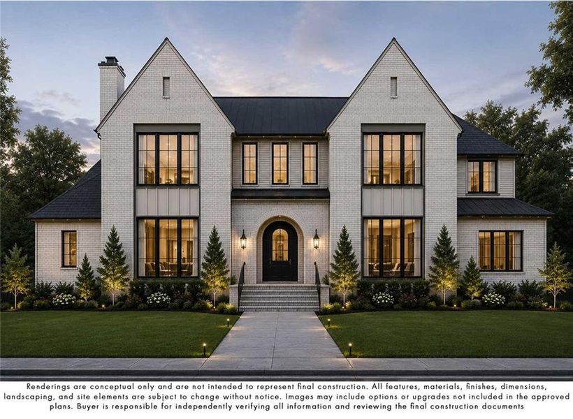Front exterior of a new home in , Alpharetta, GA, highlighting curb appeal (Image 1). Front exterior of a new home in , Alpharetta, GA, highlighting curb appeal (Image 1).