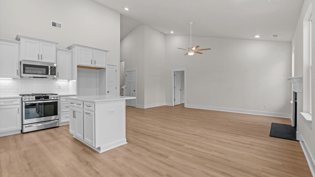 Furnished interior view inside a new home in Iris Meadows, Moore (Image 14).