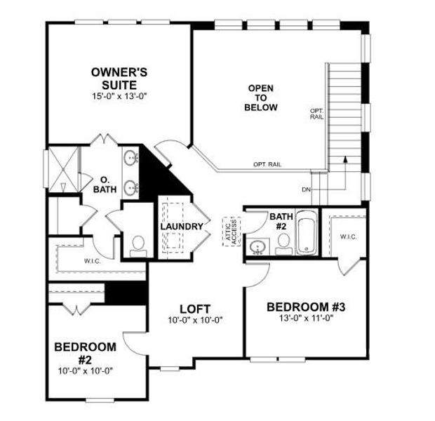 2D floor plan layout of this home in Cedar Brook, Leander, TX (Image 4). 2D floor plan layout of this home in Cedar Brook, Leander, TX (Image 4).