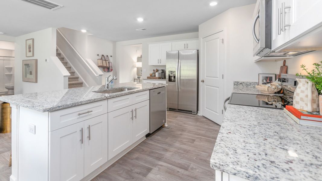 Furnished interior view inside a new home in Aurora Acres, Snow Camp (Image 9).