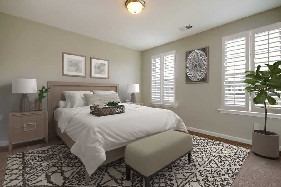 Representative furnished interior of a home built from the Grant by Hunter Quinn Homes in Charleston County Homes, North Charleston (Image 9).
