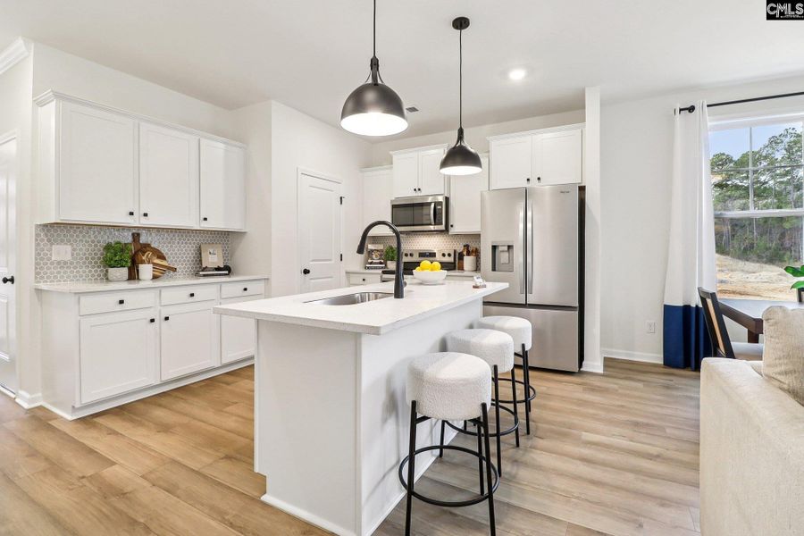Furnished interior view inside a new home in Victory Woods, Columbia (Image 35). Furnished interior view inside a new home in Victory Woods, Columbia (Image 35).