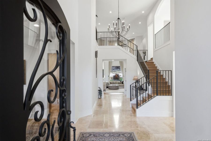 Furnished interior view inside a new home in , Boerne (Image 42).