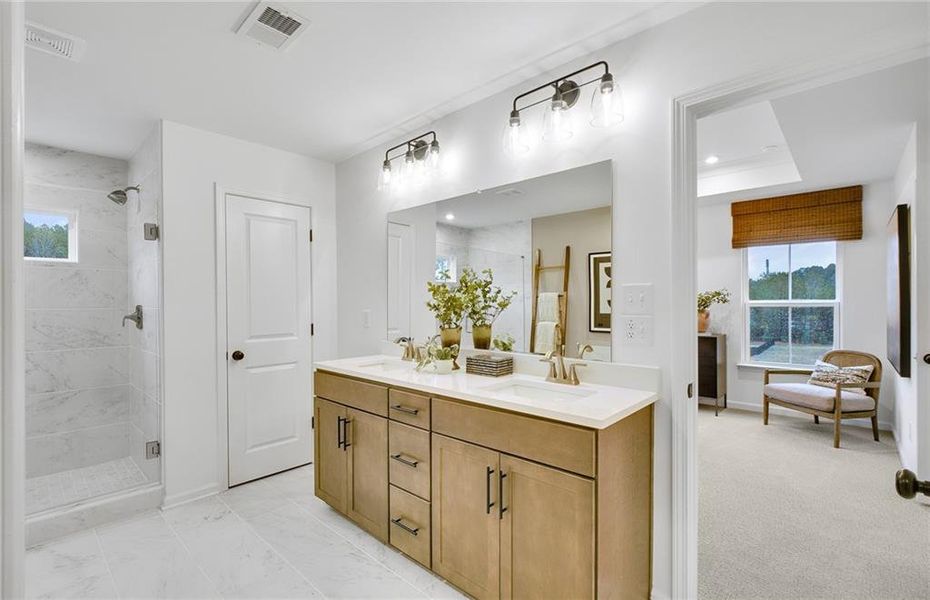 Furnished interior view inside a new home in Adler Springs, Powder Springs (Image 12).