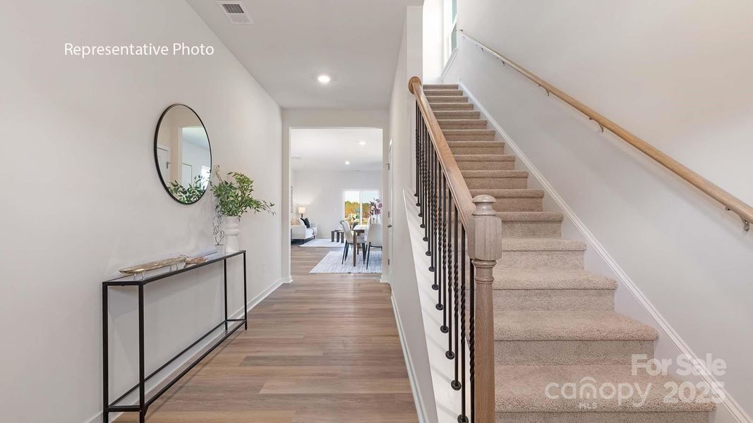 Furnished interior view inside a new home in Clark Creek Landing, Lincolnton (Image 12).