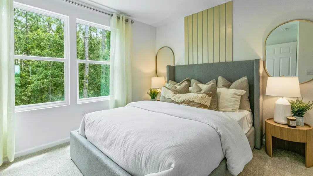 Furnished interior view inside a new home in Stokes Landing, St. Augustine (Image 3).