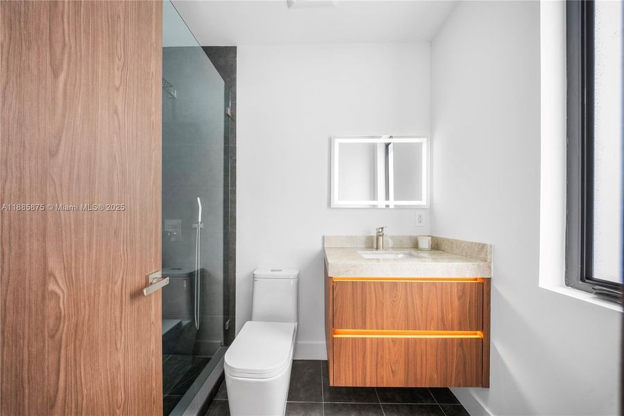 Furnished interior view inside a new home in , Miami (Image 29). Furnished interior view inside a new home in , Miami (Image 29).