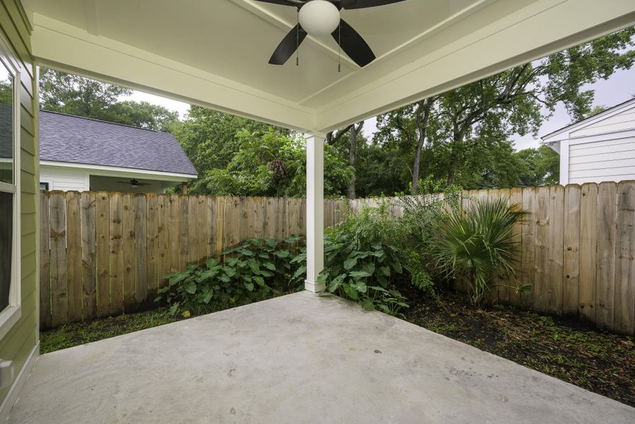 Exterior details and patio area of a home in , North Charleston (Image 25). Exterior details and patio area of a home in , North Charleston (Image 25).