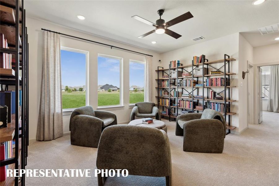 Most of our homes in Hazelwood offer light, bright and spacious game rooms perfect for second family living spaces! REPRESENTATIVE PHOTO OF MODEL HOME Most of our homes in Hazelwood offer light, bright and spacious game rooms perfect for second family living spaces! REPRESENTATIVE PHOTO OF MODEL HOME