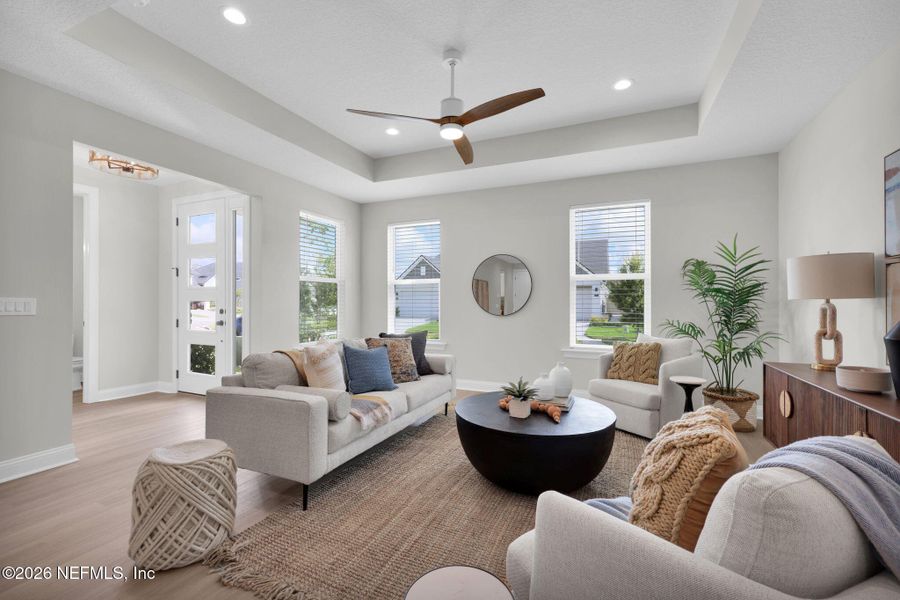Furnished interior view inside a new home in , Ponte Vedra (Image 8). Furnished interior view inside a new home in , Ponte Vedra (Image 8).