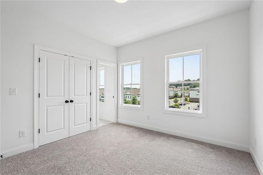Spacious, unfurnished interior of a new home in Millcroft Townhomes, Buford (Image 26). Spacious, unfurnished interior of a new home in Millcroft Townhomes, Buford (Image 26).