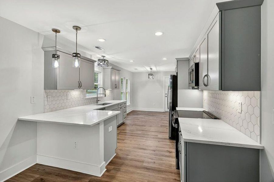 Furnished interior view inside a new home in , Awendaw (Image 10).