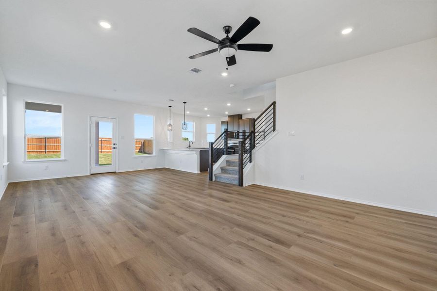 Spacious, unfurnished interior of a new home in Salerno - Heritage Collection, Round Rock (Image 15).
